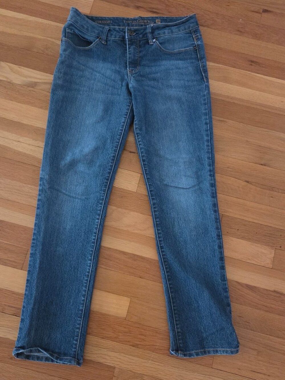 faded Glory size 10 A blue jeans